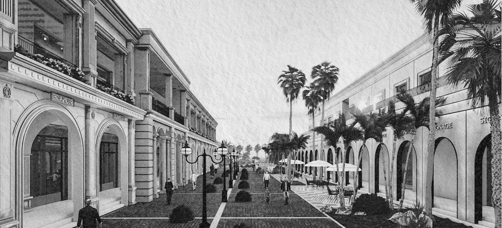 Shoplaza Aerial Render Preview